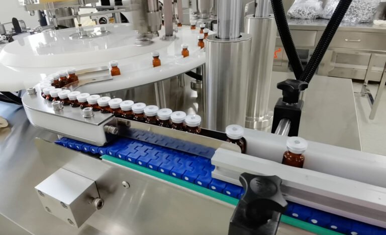 Pharmaceutical Vial Bottle Powder Filling Capping labeling Machine