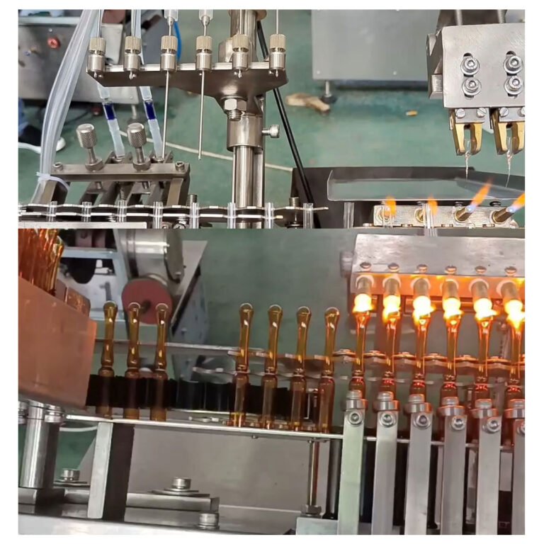 Peristaltic pump ampoule bottle sealing filling machine