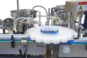 Eye Drops Bottle Filling Plugging and Capping Machine