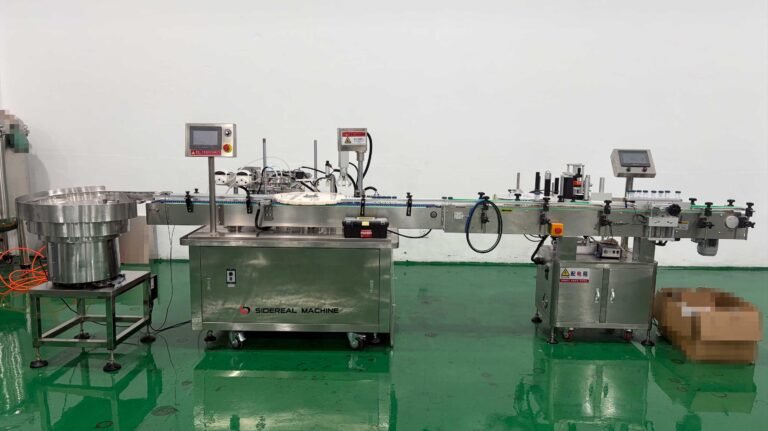 GMP pharmaceutical filling and capping machine production line