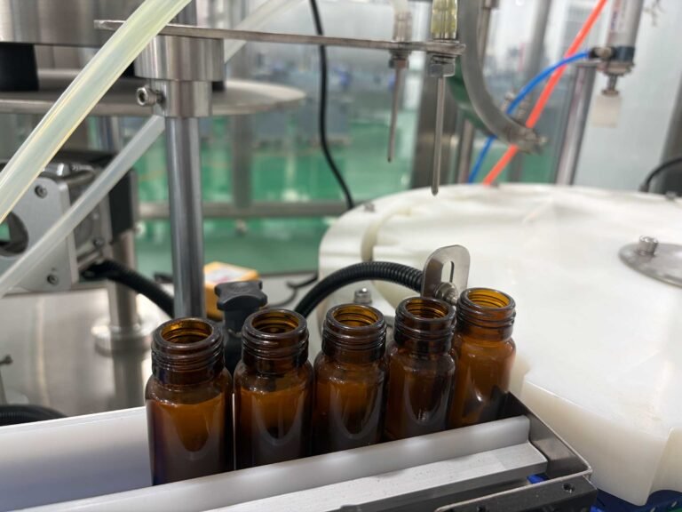 Complete automatic oral liquid filling production line with filling and capping equipment inductive sensor